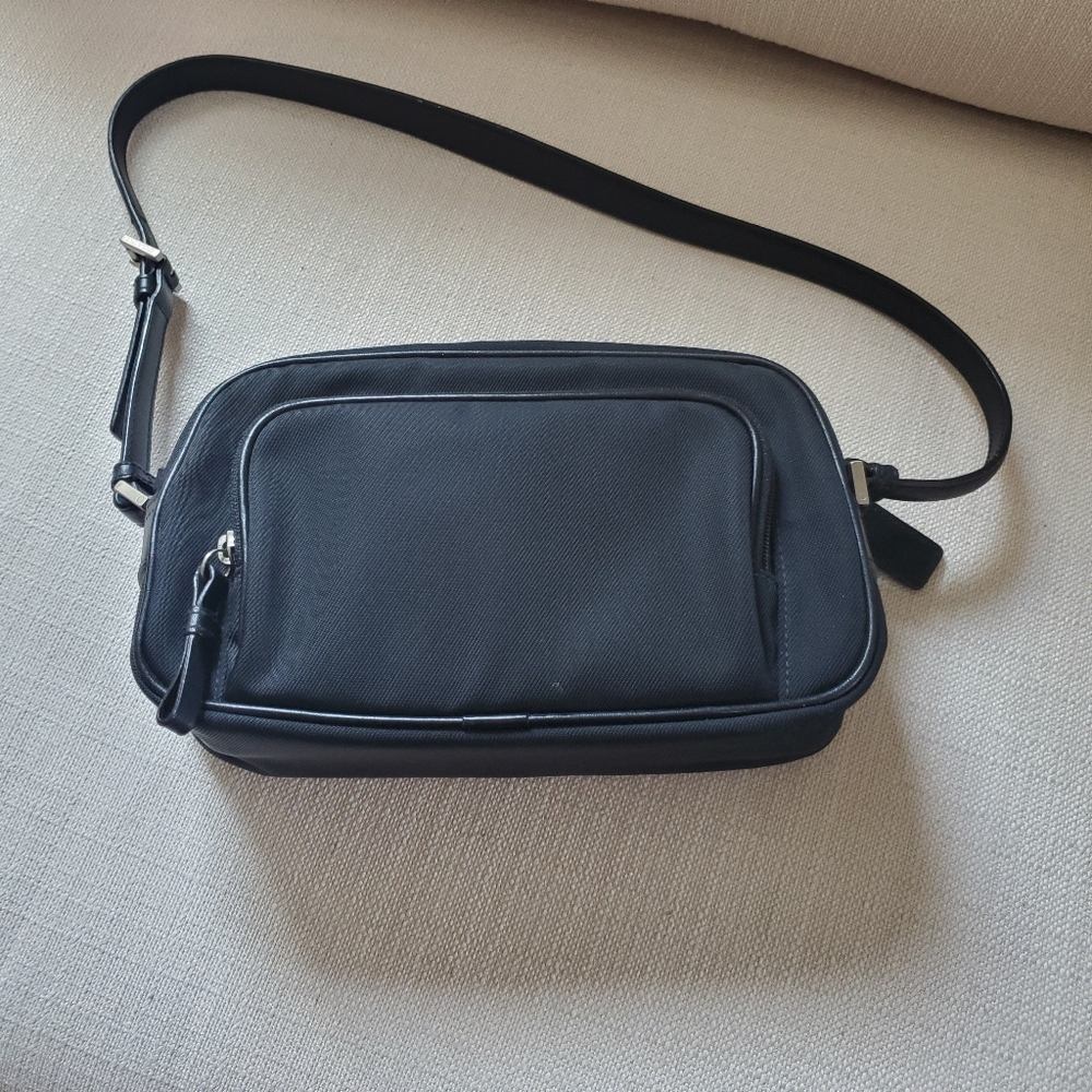 Coach ~  Nylon and Leather Bag ~ Pre-owned ~ Black